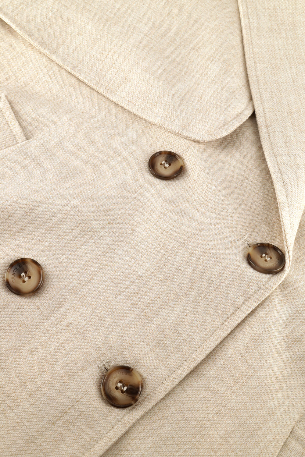 Beige GRACE & MILA Trenchcoats SS26111004 - large