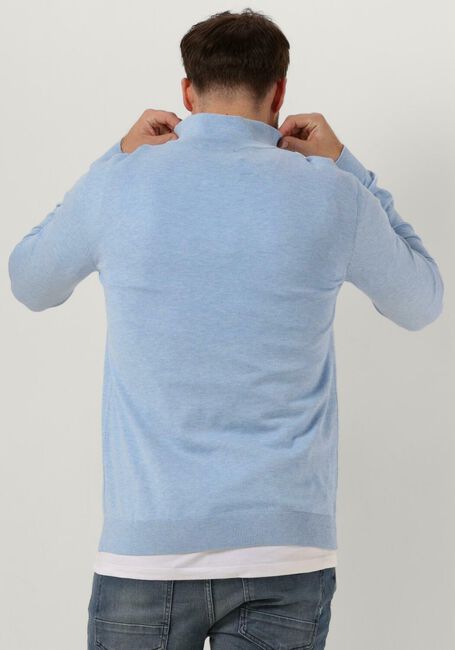 Hellblau SELECTED HOMME Pullover SLHBERG HALF ZIP CARDIGAN NOOS - large