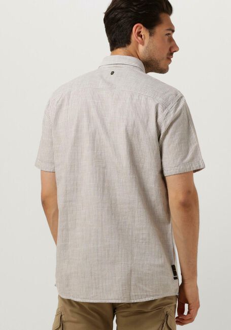 Beige PME LEGEND Casual-Oberhemd SHORT SLEEVE SHIRT YARN DYED STRIPE - large