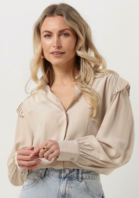 Beige SECOND FEMALE Blusen KAIA SHIRT - large