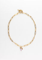 Goldfarbig NOTRE-V Kette OMSS22-016 - medium