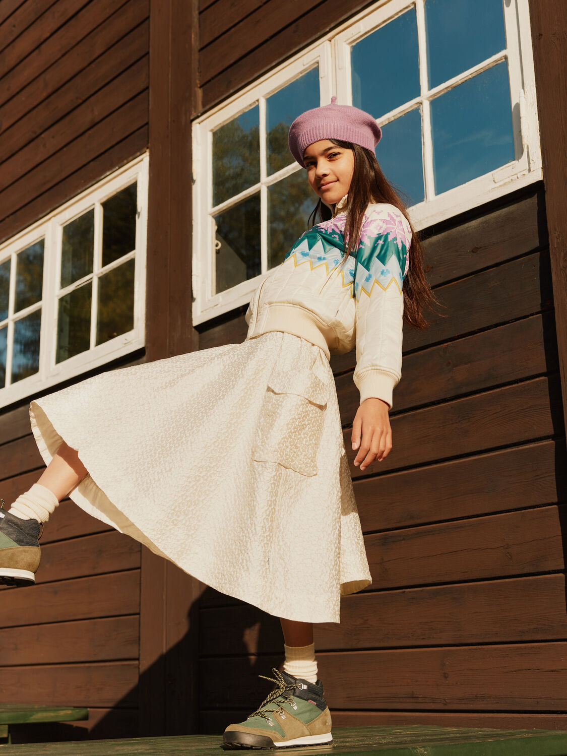 Ecru MOLO Maxirock BRINA - large