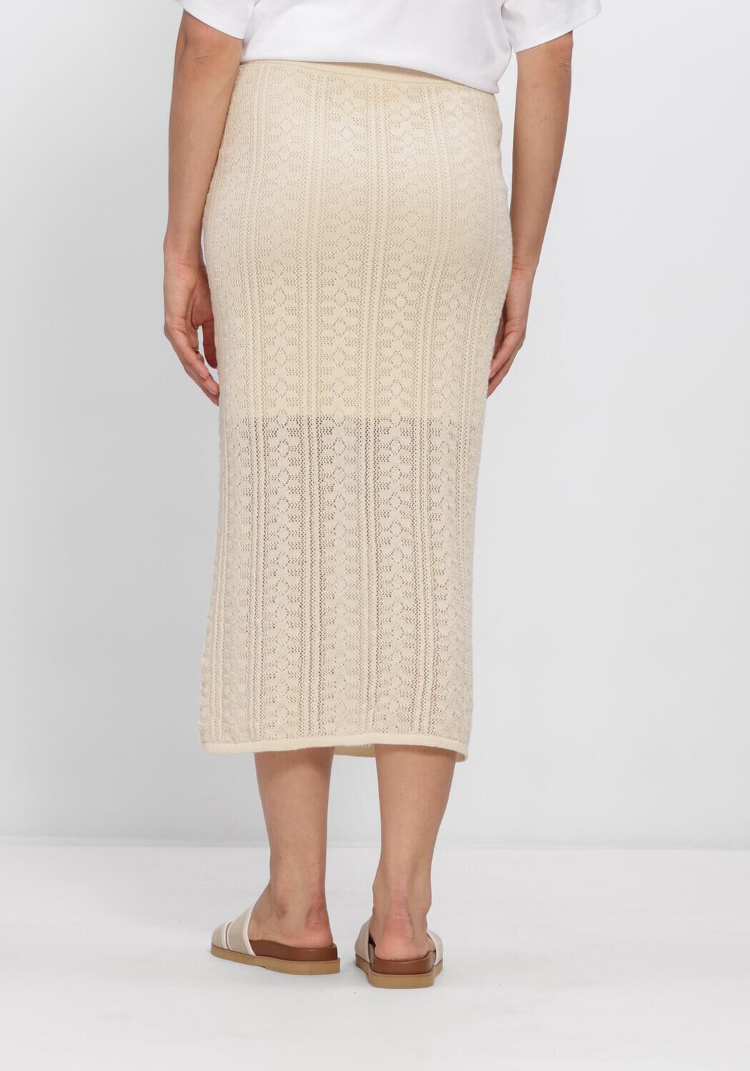 Beige MSCH COPENHAGEN R&ouml;cke MSCHCELESTINA HW SKIRT - large