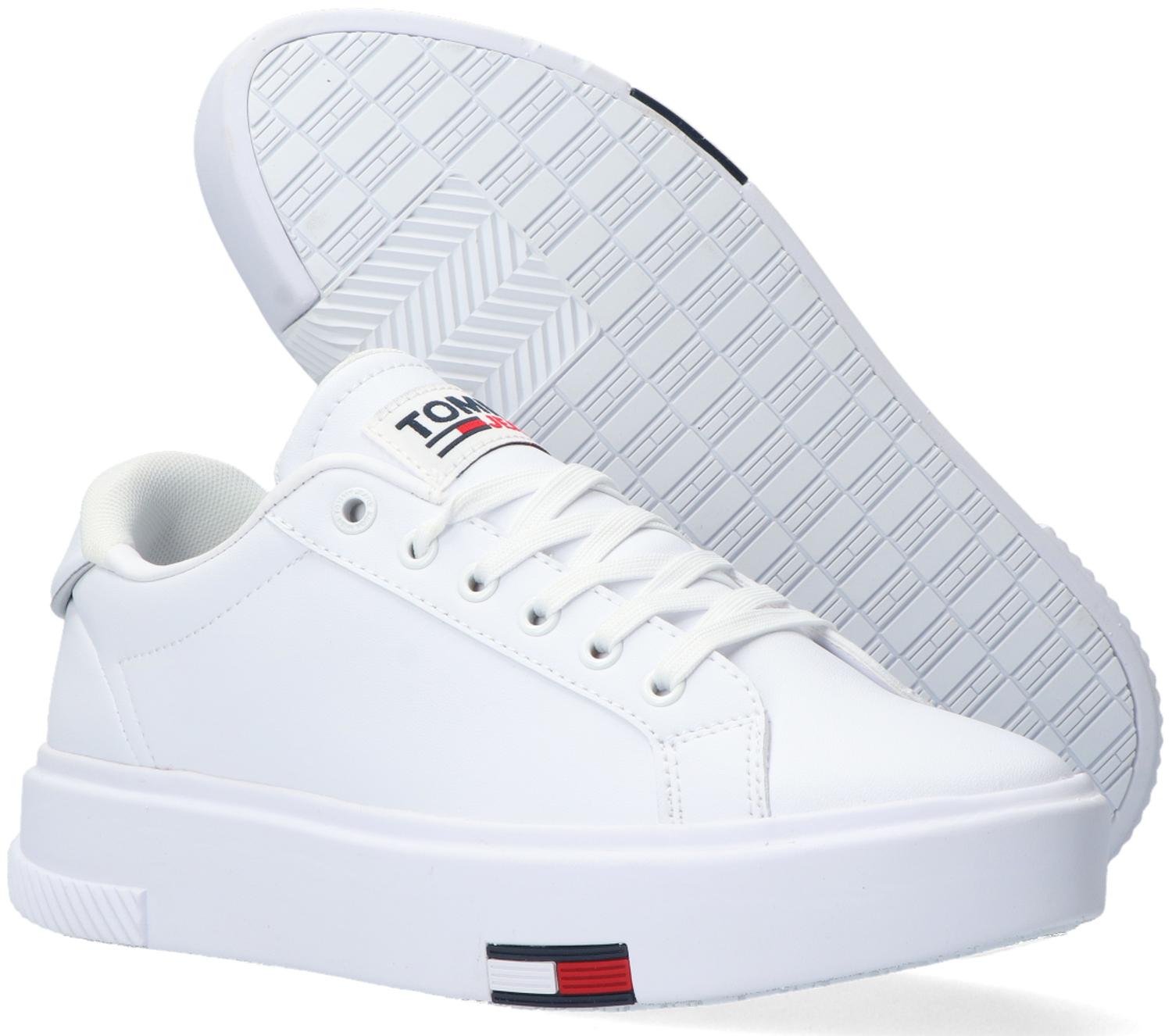 Tommy hilfiger weiße sneaker clearance