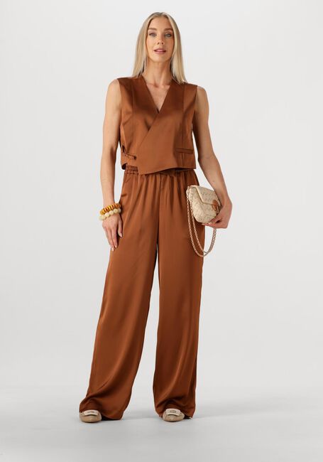 Camelfarbene GESTUZ Weite Hose GZJESSIE HW PANTS - large