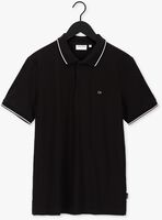 Schwarze CALVIN KLEIN Polo-Shirt STRETCH PIQUE TIPPING SLIM POLO