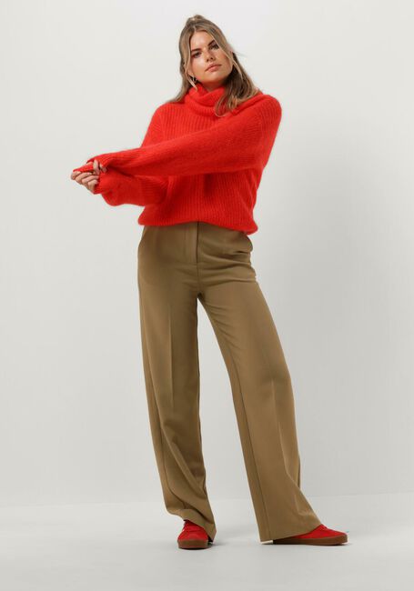 Orangene BELLAMY Rollkragenpullover MOLLY - large