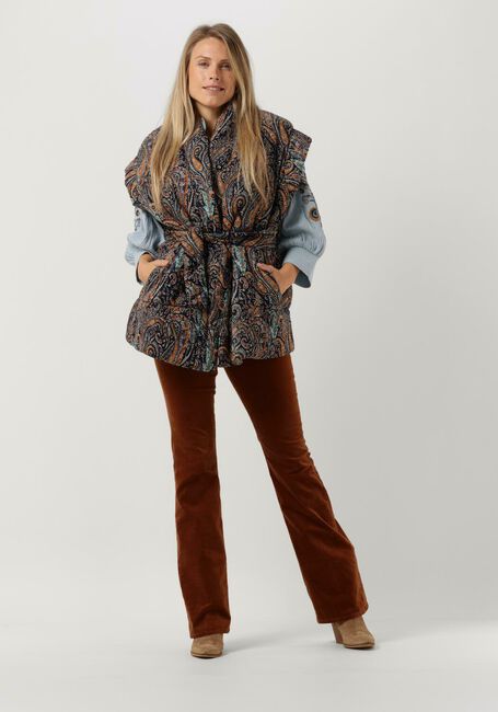 Mehrfarbige/Bunte ANTIK BATIK Gilet ELVIS BIGGILET - large