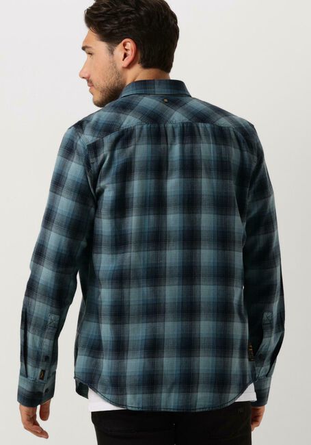 Hellblau PME LEGEND Casual-Oberhemd LONG SLEEVE SHIRT CTN TWILL CHECK - large