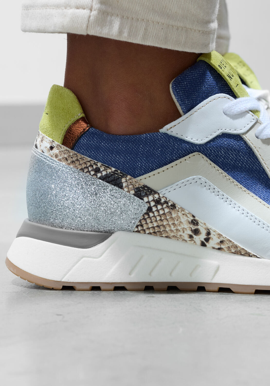 Silberne PIEDI NUDI Sneaker Low SELVA 17.09 - large