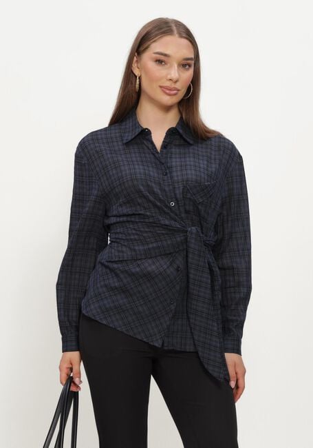 Dunkelblau OBJECT Blusen OBJMALUA L/S RE SHIRT 147 - large