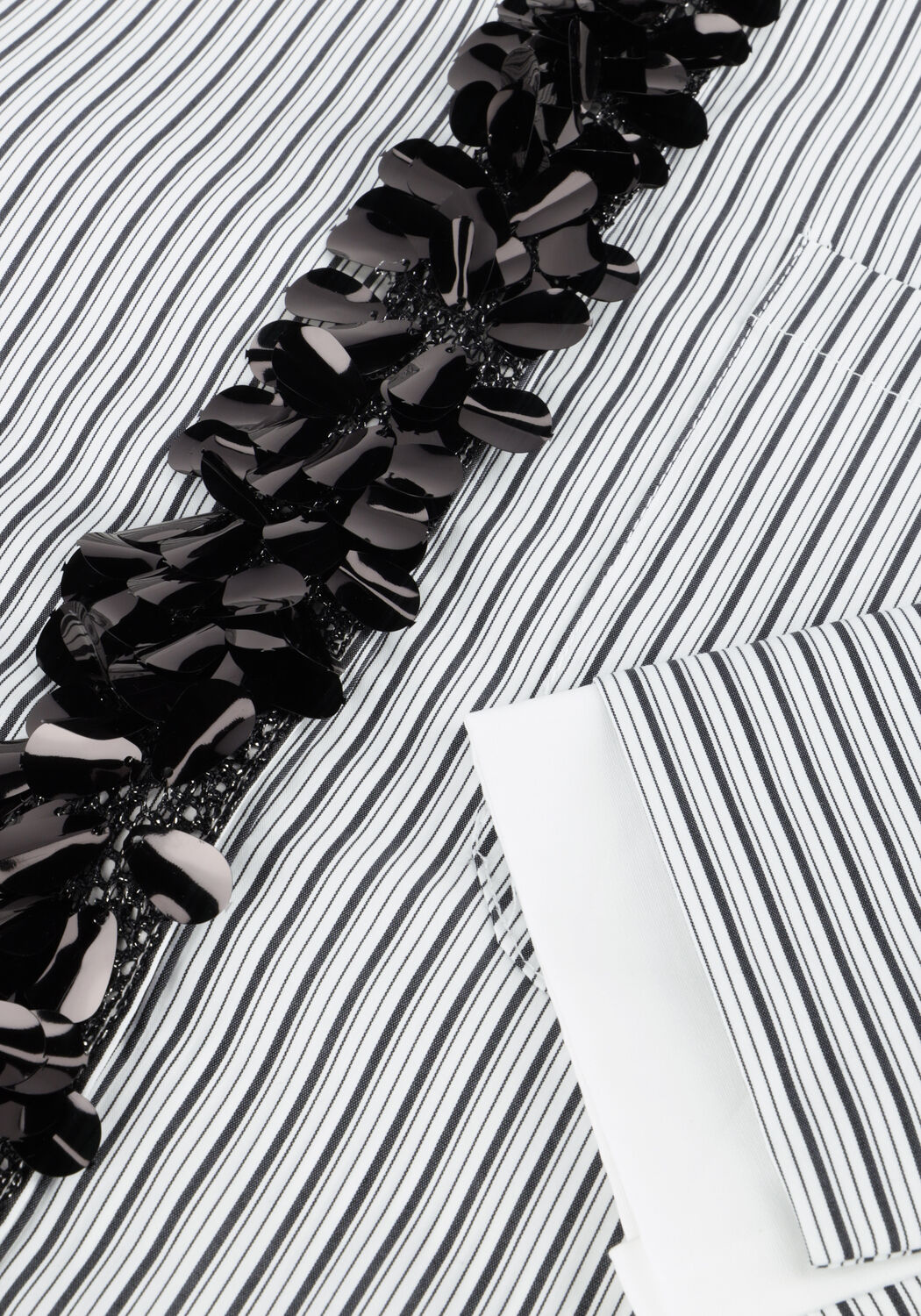 Wei&szlig;e JANSEN AMSTERDAM Blusen ALEXIS BLOUSE CS1 718 SEQUIN PLAQUET - large