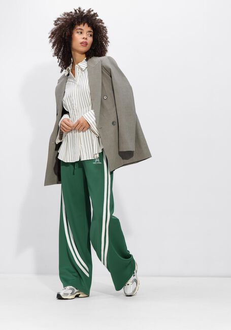 Gr&uuml;ne ALIX THE LABEL Weite Hose LADIES KNITTED TAPES TRAINING PANTS - large