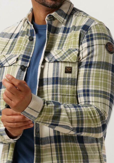 Grüne PME LEGEND Casual-Oberhemd LONG SLEEVE SHIRT CTN YD CHECK - large