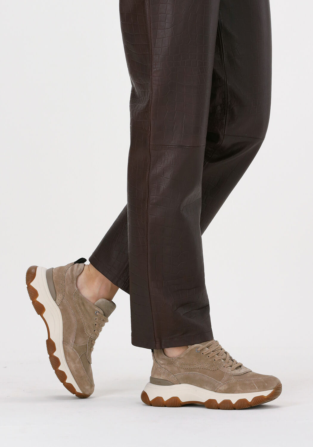 Taupe VIA VAI Sneaker Low COCO TESS - large