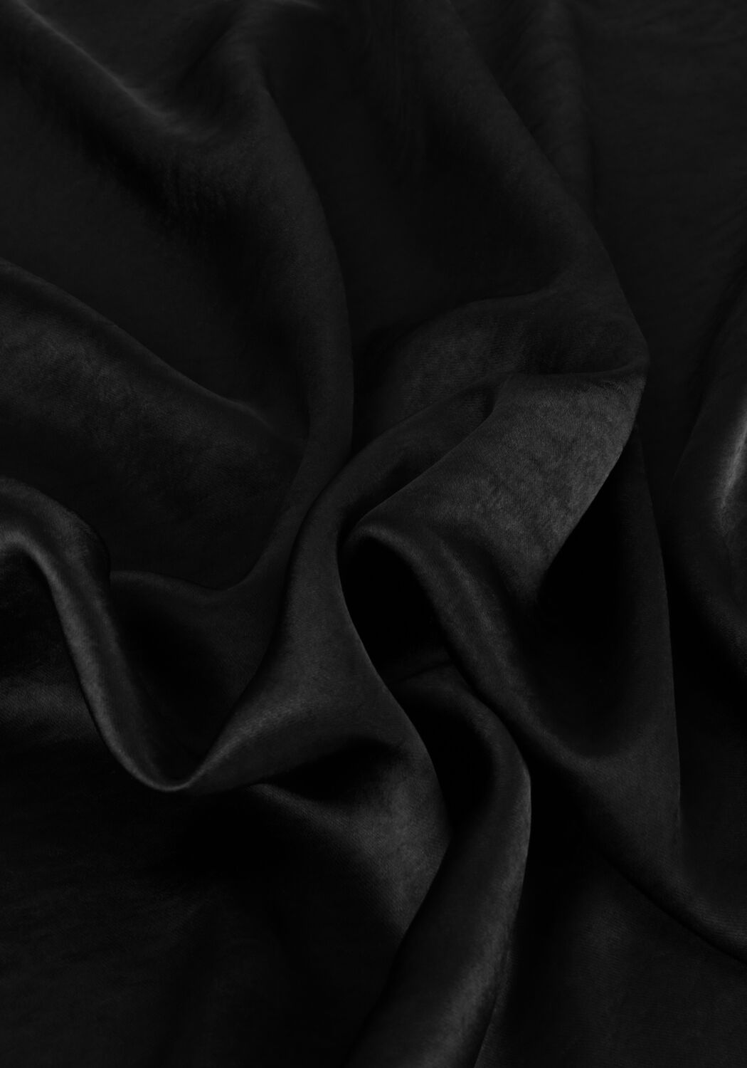 Schwarze NOTRE-V Midirock SATIN SKIRT - large