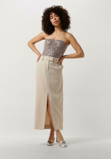 Goldfarbene SECOND FEMALE Top DAZZLING TUBE TOP - large