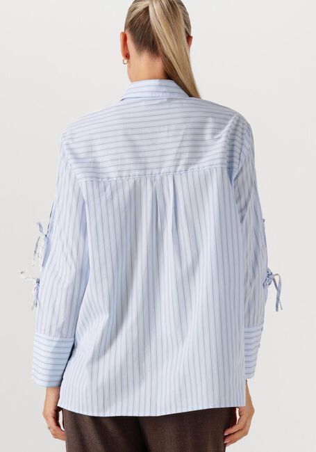 Hellblau NEO NOIR Blusen SELINI MULTI STRIPE SHIRT - large