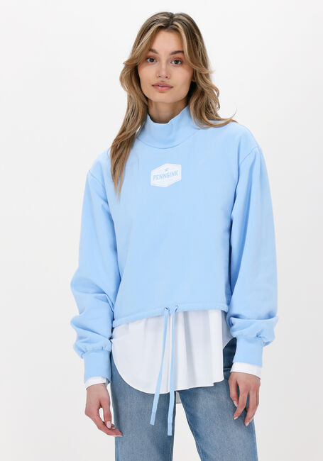 Hellblau PENN & INK Pullover S22F1037 - large