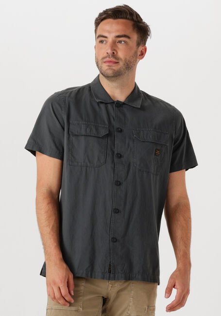 Dunkelgrau PME LEGEND Casual-Oberhemd SHORT SLEEVE SHIRT CTN  BEDFORD - large