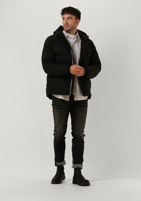 Dunkelblau TOMMY HILFIGER Wattierte Jack HILFIGER DOWN HOODED JACKET - large