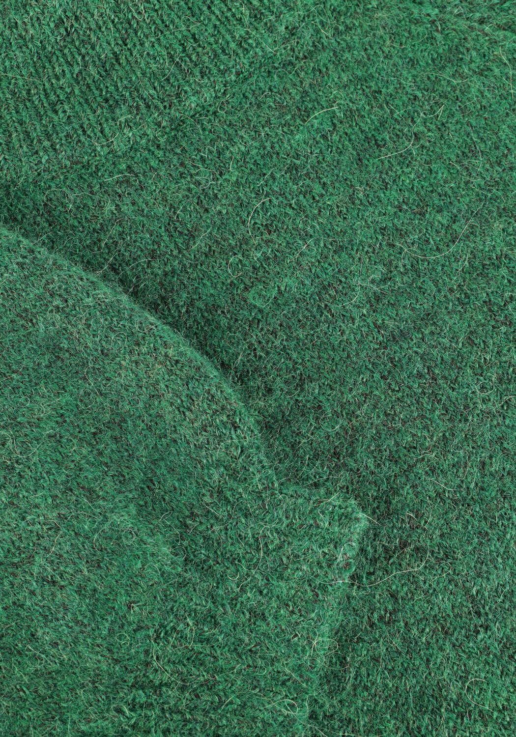 Gr&uuml;ne Y.A.S. Midikleid YASBALIS LS FUNNEL KNIT DRESS - large