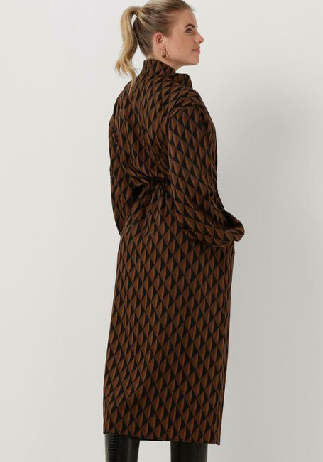 Braune GESTUZ Midikleid LITHILDE LONG DRESS - large
