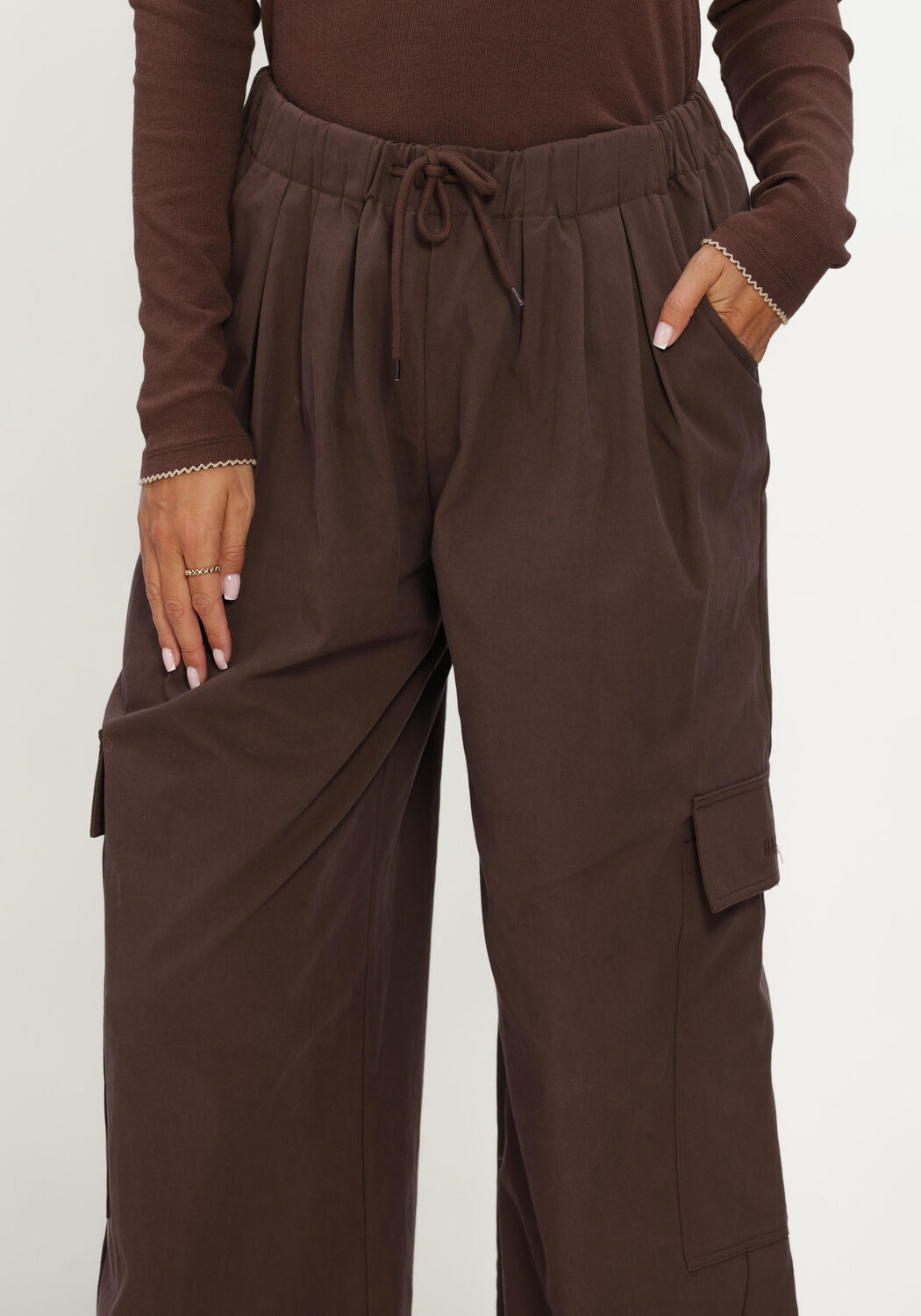 Braune HARPER & YVE Cargohosen LENNE-PA - large