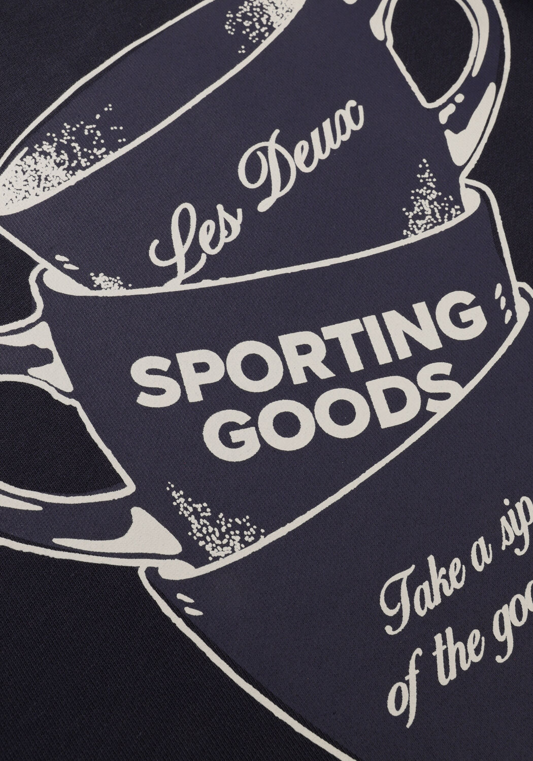 Dunkelblau LES DEUX Sweatshirt BEN ARTIST SWEATSHIRT - large