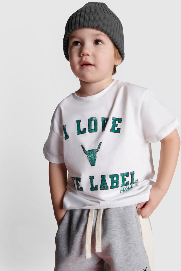 Wei&szlig;e ALIX MINI T-shirt I LOVE T-SHIRT - large