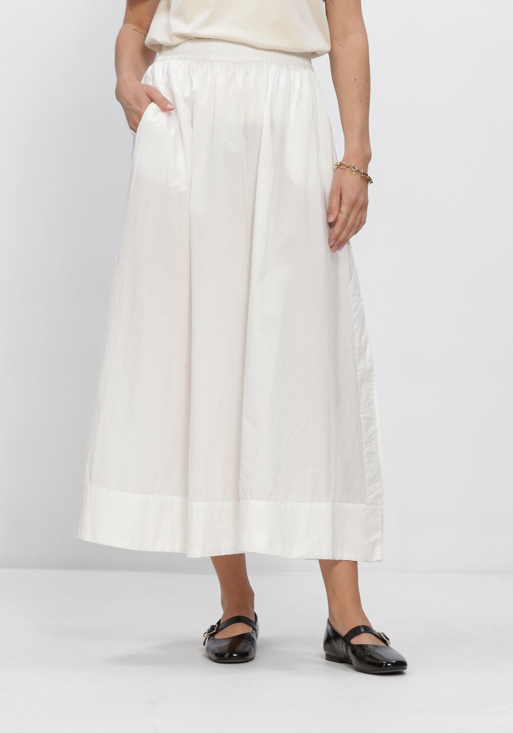 Wei&szlig;e ROUGE EDIT R&ouml;cke ROULINNE HW ANKLE SKIRT - large