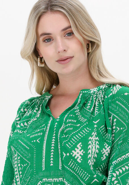 Grüne LOUIZON Blusen HEXAG TOP - large