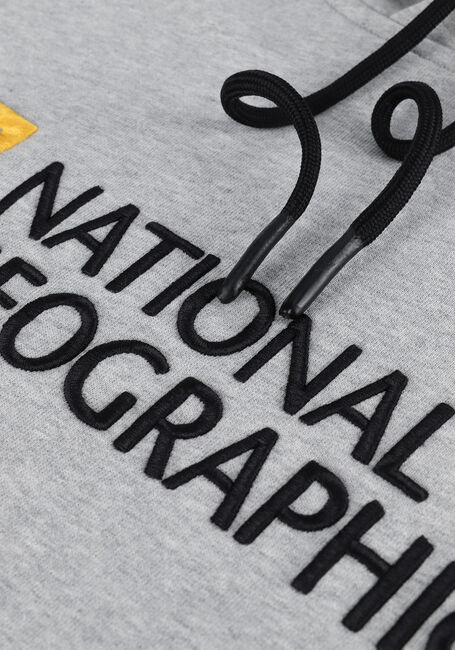 Hellgrau NATIONAL GEOGRAPHIC Sweatshirt UNISEX HOODY WITH BIG LOGO - large