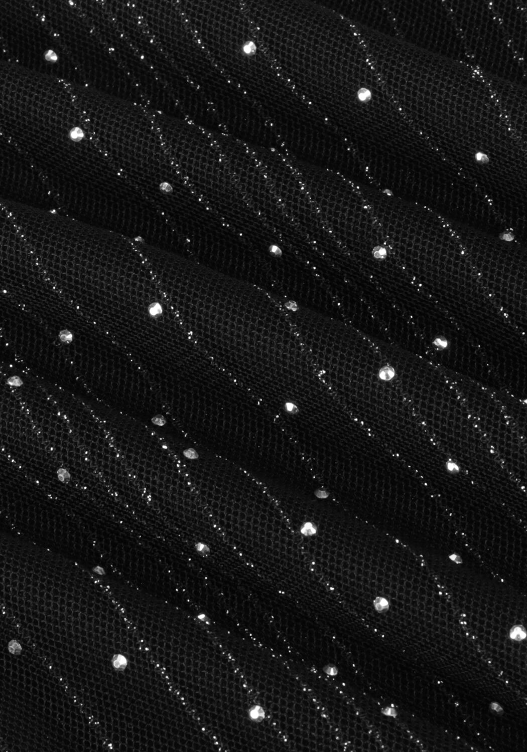 Schwarze NUKUS Top PUCK TOP STRASS - large