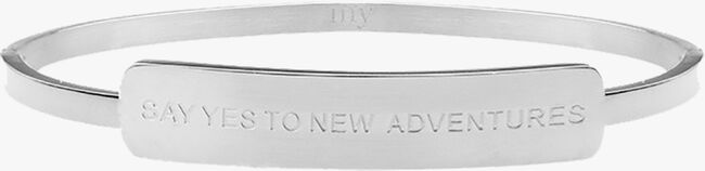 Silberne MY JEWELLERY Armband QUOTE SQUARE BANGLE - large
