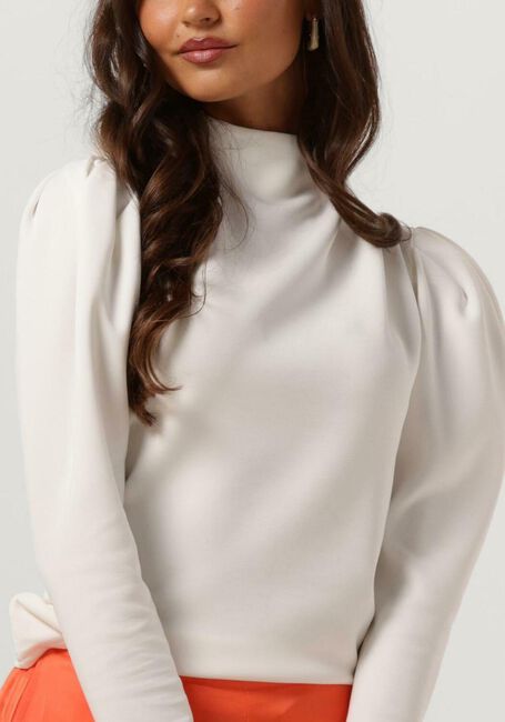 Weiße SELECTED FEMME Rollkragenpullover SLFFENJA LS T-NECK TOP - large