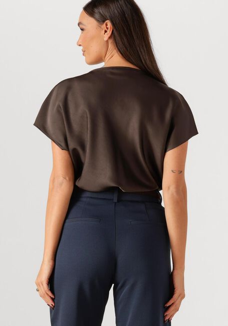 Braune NEO NOIR Top ANNABETH HEAVY SATEEN TEE - large