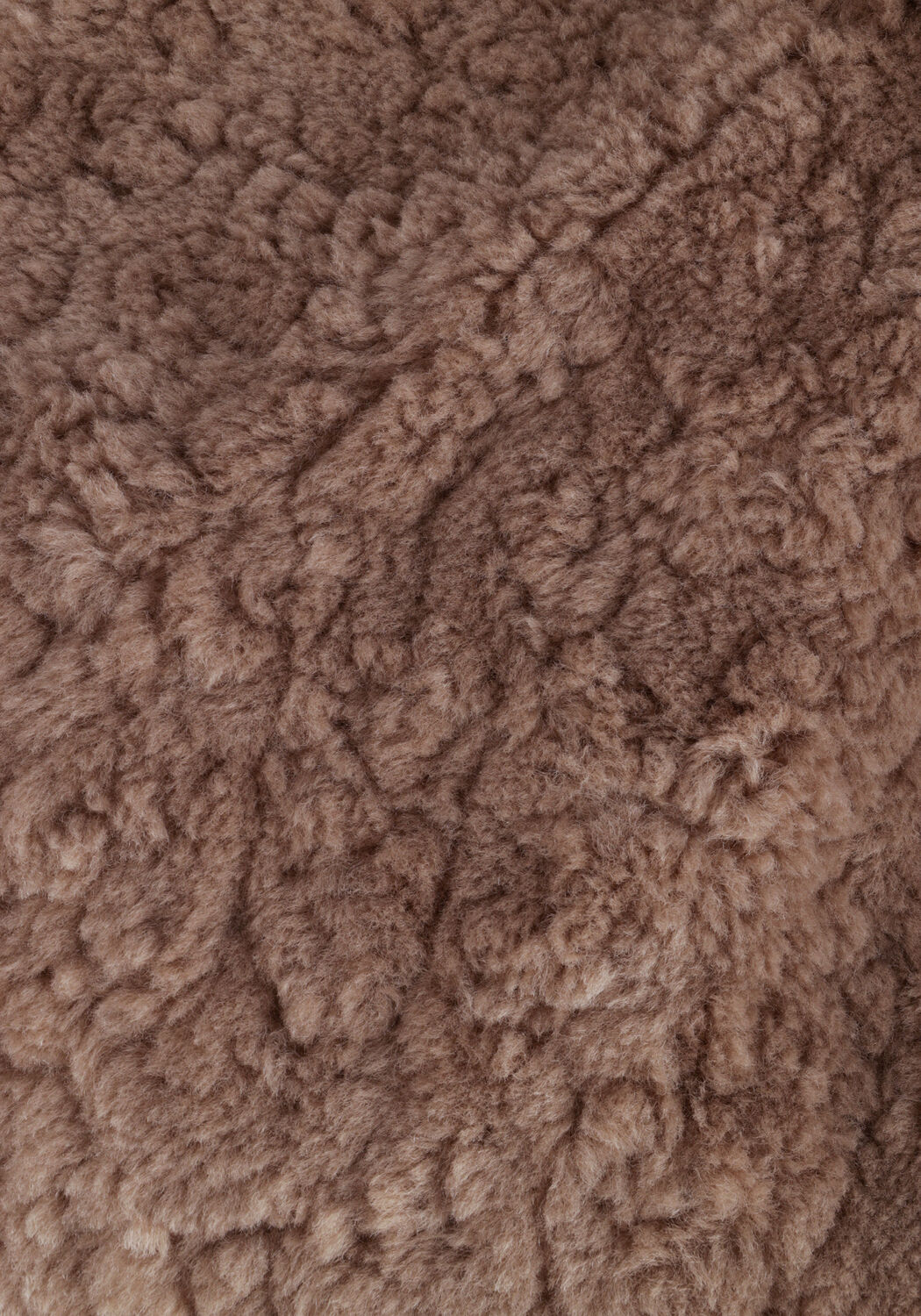 Braune IBANA Teddy-Jacke CUDDLE - large