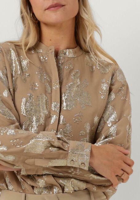 Sand BRUUNS BAZAAR Blusen BOTTLEBRUSH CORINNAS SHIRT - large