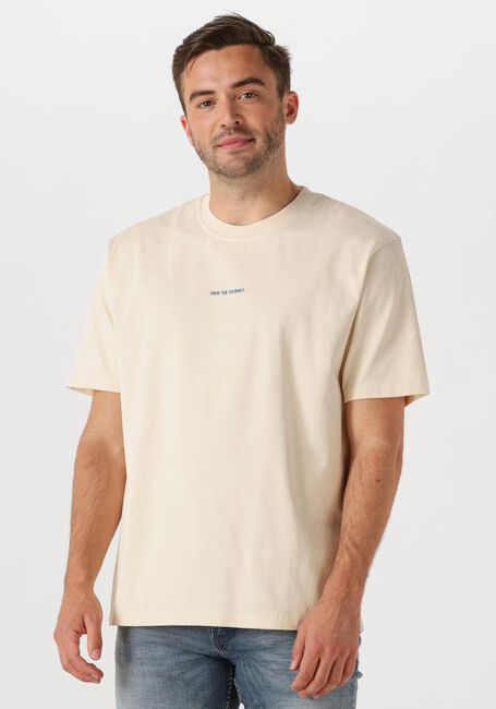 Beige PURE PATH T-shirt LOOSE FIT CREWNECK SS T-SHIRTS - large