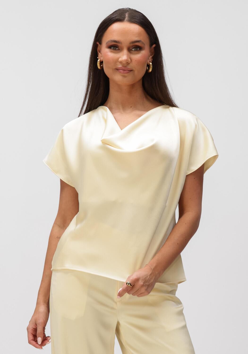 Gelbe NOTRE-V Blusen NV-HINKE WATERFALL - large