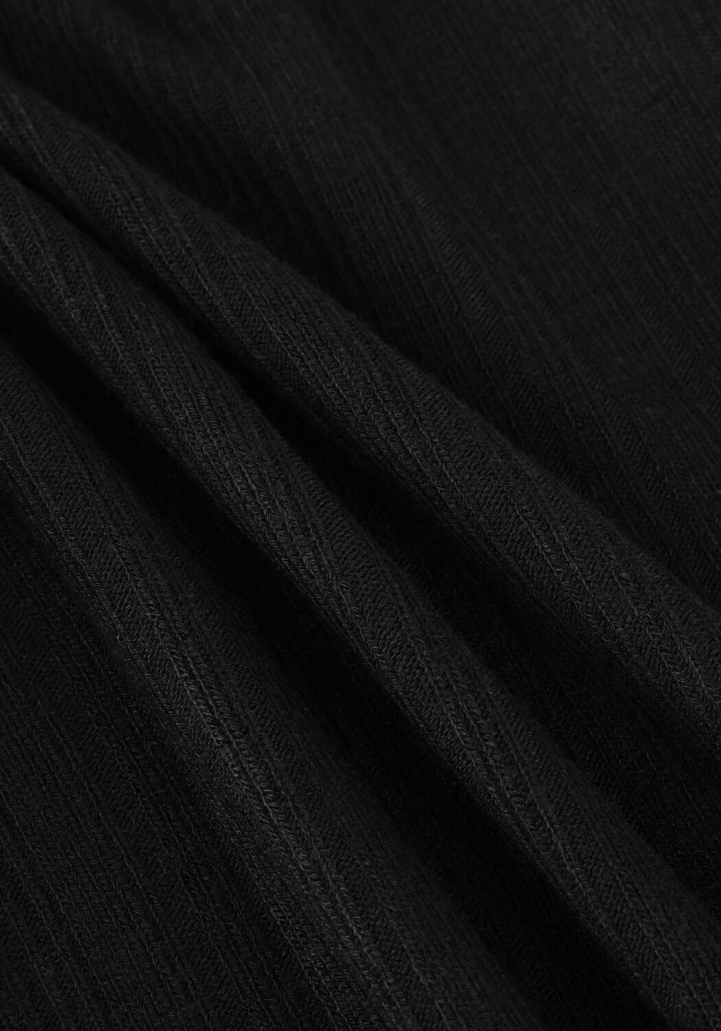 Schwarze CALVIN KLEIN Top WARM TEXTURE RIB MOCKNECK TOP - large