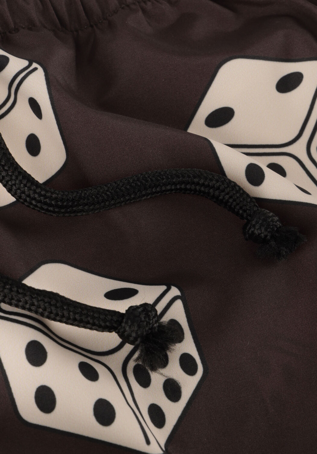 Schwarze CARLIJNQ Badehosen DICE - SWIM SHORTS LOOSE FIT - large