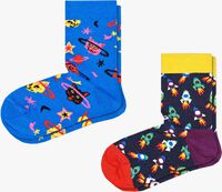 Mehrfarbige/Bunte HAPPY SOCKS Socken 2-PACK KIDS SPACE CAT - medium