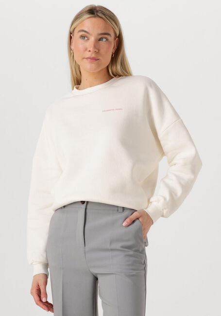 Weiße COLOURFUL REBEL Pullover SUMMER SHELL DROPPED SHOULDER SWEAT - large