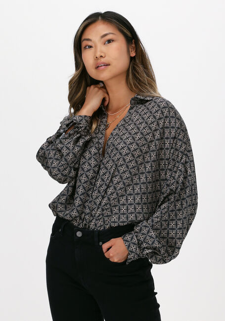 Mehrfarbige/Bunte SUMMUM Blusen ALLOVER PRINT - large