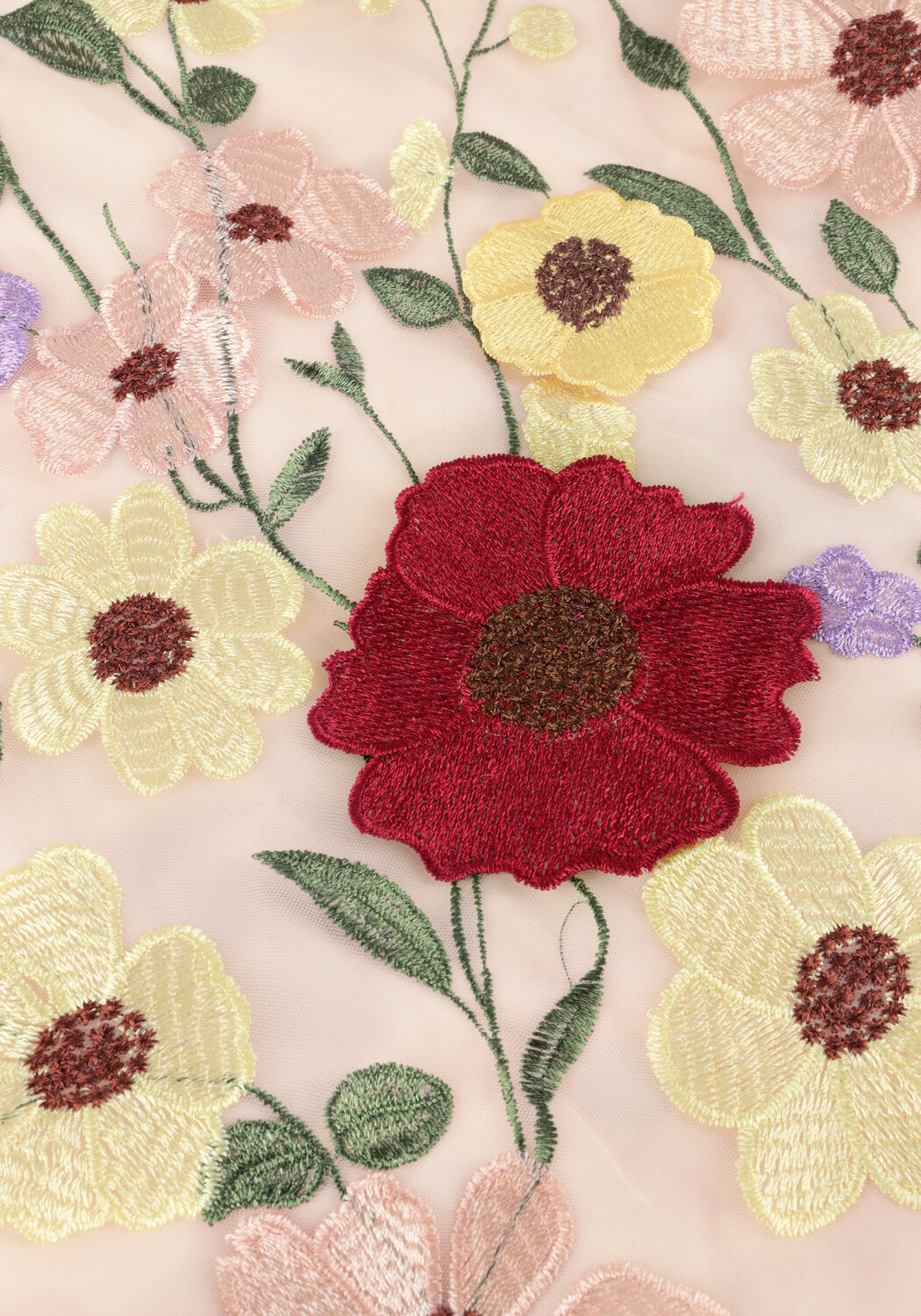 Mehrfarbige/Bunte Y.A.S. Minikleid YASFLOWERING SS DRESS - large