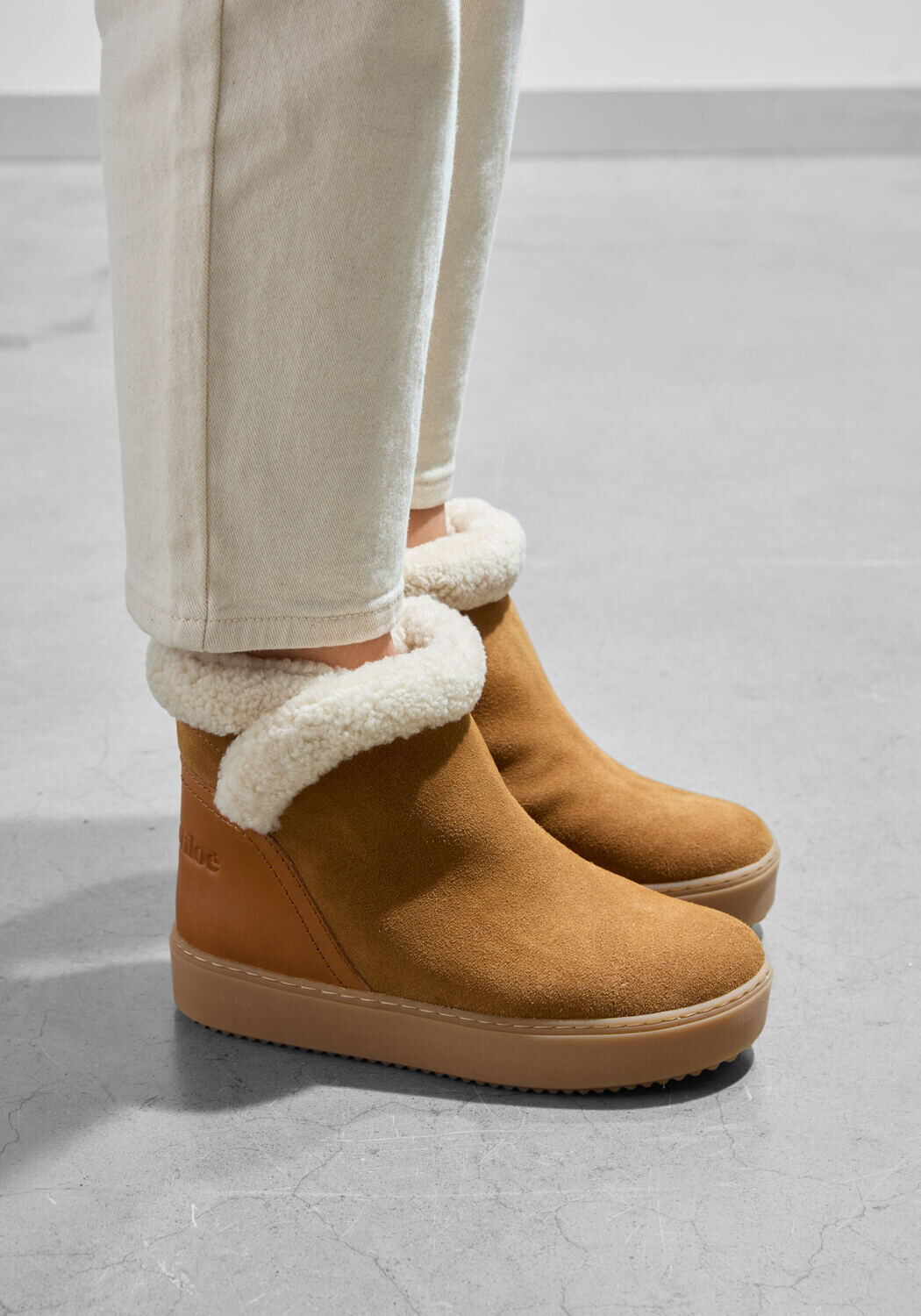 Braune SEE BY CHLO&Eacute; Ankle Boots JULIET - large