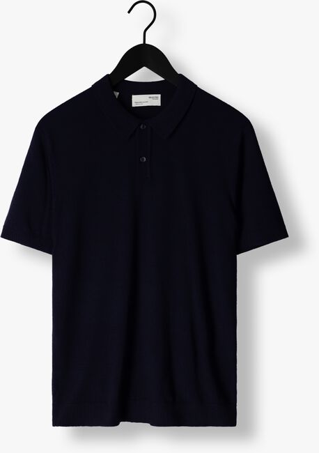 Dunkelblau SELECTED HOMME Polo-Shirt SLHTOWN SS KNIT POLO B - large
