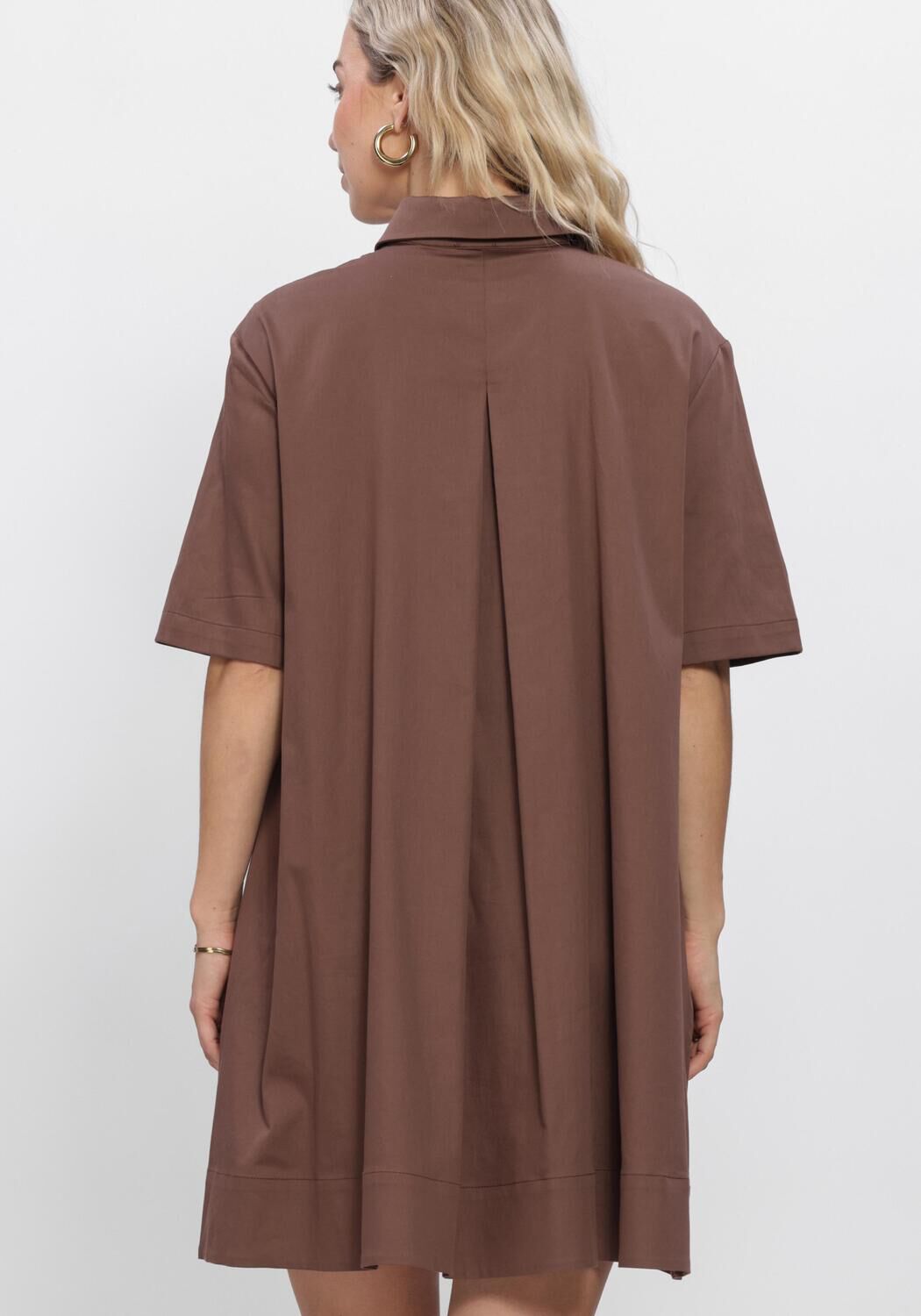 Braune EST'SEVEN Minikleid BEYZA DRESS - large